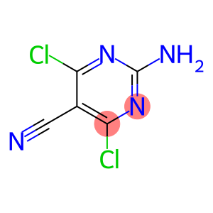 2-Amino-4,6-dichloropyrimidine-5-carbonitrile