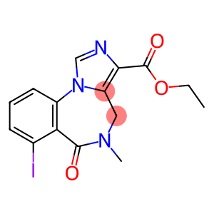 Ethyl 7-iodo-5,6-dihydro-5-methyl-6-oxo-4H-midazo[1,5-a][1,4]benzodiazepine-3-carboxylate