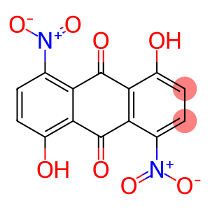 1,5-dihydroxy-4,8-dinitro-10-anthracenedione