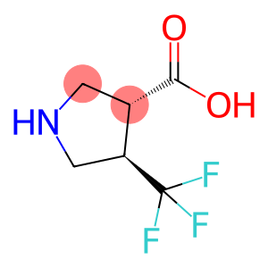 3-Pyrrolidinecarboxylic acid, 4-(trifluoromethyl)-, (3R,4R)-