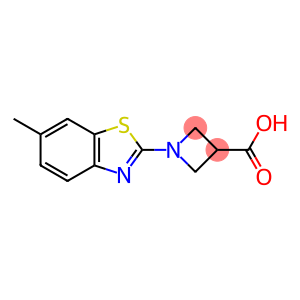 1-(6-甲基-1,3-苯并噻唑-2-基)氮杂环丁烷-3-羧酸