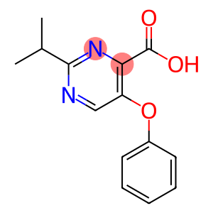 4-Pyrimidinecarboxylic acid, 2-(1-methylethyl)-5-phenoxy-