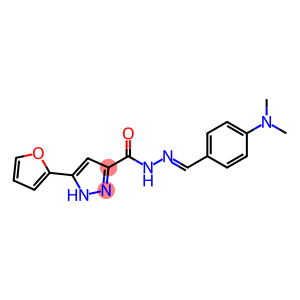 (E)-N-(4-(dimethylamino)benzylidene)-3-(furan-2-yl)-1H-pyrazole-5-carbohydrazide