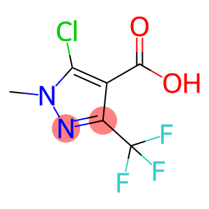 1H-Pyrazole-4-carboxylic acid, 5-chloro-1-methyl-3-(trifluoromethyl)-