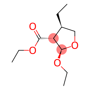 3-Furancarboxylicacid,2-ethoxy-4-ethyltetrahydro-,ethylester,(2alpha,3bta,4alpha)-(9CI)