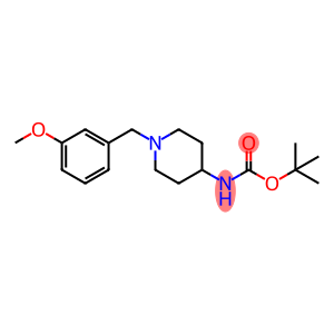 tert-Butyl 1-(3-methoxybenzyl)piperidin--4-ylcarbamate