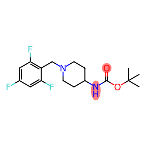 tert-Butyl 1-(2,4,6-trifluorobenzyl)piperidin-4-ylcarbamate
