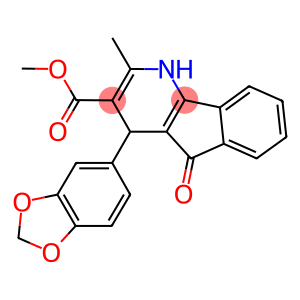 methyl 4-(1,3-benzodioxol-5-yl)-2-methyl-5-oxo-4,5-dihydro-1H-indeno[1,2-b]pyridine-3-carboxylate