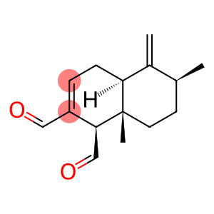 (1R,4aR,6S,8aS)-6,8a-dimethyl-5-methylidene-1,4,4a,6,7,8-hexahydronaphthalene-1,2-dicarbaldehyde