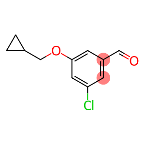 3-Chloro-5-(cyclopropylmethoxy)benzaldehyde