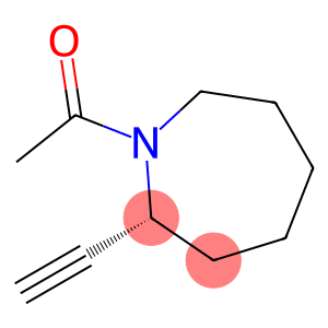 1H-Azepine, 1-acetyl-2-ethynylhexahydro-, (R)- (9CI)