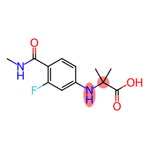 N-[3-Fluoro-4-[(methylamino)carbonyl]phenyl]-2-methylalanine(for Enzalutamide)