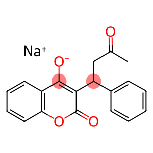 3-(3-氧代-1-苯基丁基)-4-羟基-2H-1-苯并吡喃-2-酮钠盐