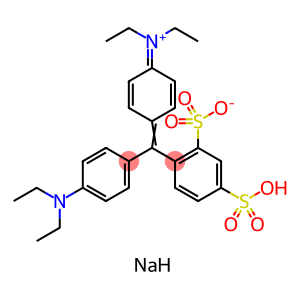 sodium 4-{[4-(diethylamino)phenyl][4-(diethyliminio)cyclohexa-2,5-dien-1-ylidene]methyl}benzene-1,3-disulfonate