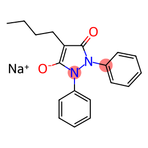 4-丁基-1,2-二苯基-3,5-吡唑烷二酮钠盐
