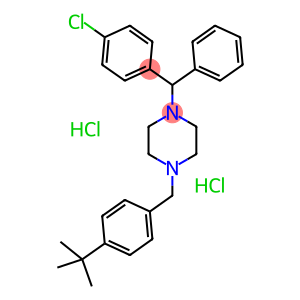 1-p-chlorobenzhydryl-4-p-(t)-butylbenzylpiperazinedihydrochloride