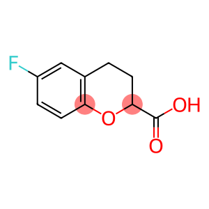 6-fluoro-3,4-hidro-2H-1-Benzopyran-2-carboxylic acid