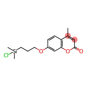 7 - [3 - (氯二甲基甲硅烷氧基)丙氧基] -4 - 甲基香豆素