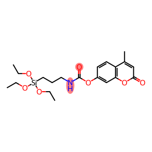 O-4-甲基香豆素-N-[3-(三乙氧基硅基)丙基]氨基甲酸盐