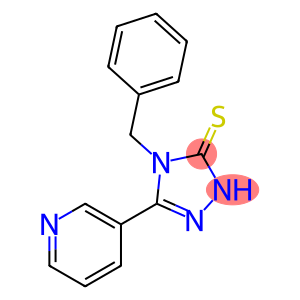 3H-1,2,4-Triazole-3-thione, 2,4-dihydro-4-(phenylmethyl)-5-(3-pyridinyl)-