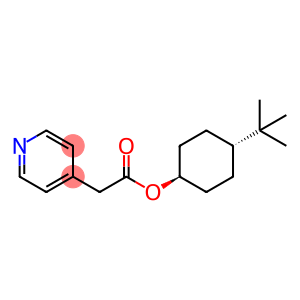 4-Pyridineacetic acid, 4-(1,1-dimethylethyl)cyclohexyl ester, trans- (9CI)