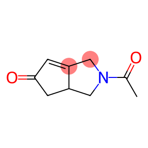 Cyclopenta[c]pyrrol-5(1H)-one, 2-acetyl-2,3,3a,4-tetrahydro- (9CI)