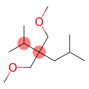 1-methoxy-2-(methoxymethyl)-4-methyl-2-(propan-2-yl)pentane