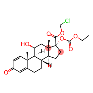 17a-Hydroxy-11b-hydroxy-3-oxoandrosta-1,4-diene-17-carboxylic acid chloromethyl ester