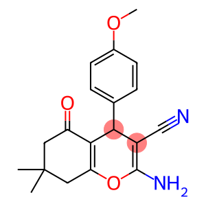 2-amino-4-(4-methoxyphenyl)-7,7-dimethyl-5-oxo-5,6,7,8-tetrahydro-4H-chromene-3-carbonitrile