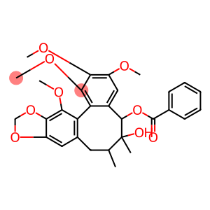 (5R)-6β,7β-Dimethyl-1,2,3,12-tetramethoxy-10,11-methylenedioxy(5,6,7,8-tetrahydrodibenzo[a,c]cyclooctene)-5β,6α-diol 5-benzoate