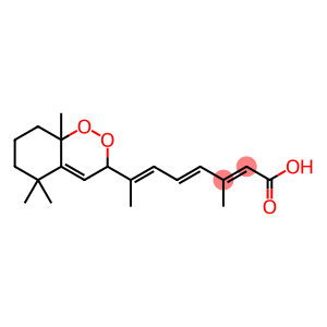 2,4,6-Octatrienoic acid, 7-(3,5,6,7,8,8a-hexahydro-5,5,8a-trimethyl-1,2-benzodioxin-3-yl)-3-methyl-, (2E,4E,6E)-