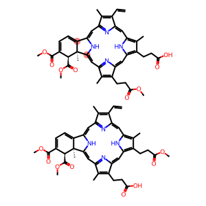 24H,26H-Benzo[b]porphine-9,13-dipropanoic acid, 18-ethenyl-4,4a-dihydro-3,4-bis(methoxycarbonyl)-4a,8,14,19-tetramethyl-, monomethyl ester, (4R,4aS)-rel-