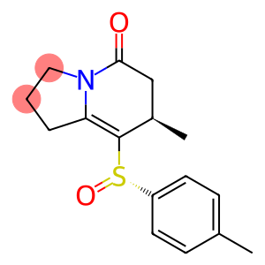 1,2,3,5,6,7-hexahydro-7-methyl-8-(4-tolylsulfinyl)-5-indolizinone