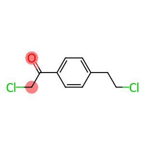 Ethanone, 2-chloro-1-[4-(2-chloroethyl)phenyl]- (9CI)