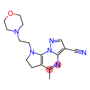 5-METHYL-8-(2-MORPHOLINOETHYL)-7,8-DIHYDRO-6H-PYRAZOLO[1,5-A]PYRROLO[3,2-E]PYRIMIDINE-3-CARBONITRILE