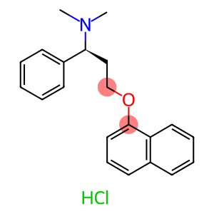 ((S)-(+)-N,N-Dimethyl-1-phenyl-3-(1-naphthalenyloxy)propanamine hydrochloride)