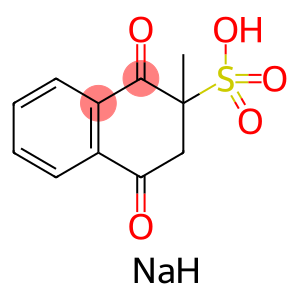1,2,3,4-tetrahydro-2-methyl-1,4-dioxo-2-naphthalenesulfonicacisodiumsalt