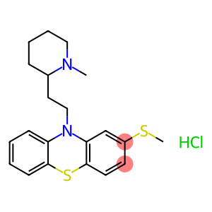 10-[2-(1-Methyl-2-piperidinyl)ethyl]-2-(methylthio)-10H-phenothiazine Hydrochloride