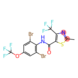 N-[2,6-dibromo-4-(trifluoromethoxy)phenyl]-2-methyl-4-(trifluoromethyl)-1,3-thiazole-5-carboxamide