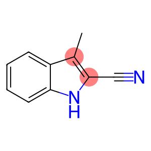 1H-Indole-2-carbonitrile,3-methyl-(9CI)