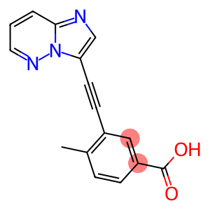 苯甲酸3-(2-咪唑并(1,2-B)哒嗪-3-基乙炔基)-4-甲基