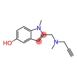 N-methyl-N-(2-propynyl)-2-(5-hydroxy-1-methylindolyl)methylamine