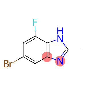 1H-Benzimidazole, 5-bromo-7-fluoro-2-methyl-
