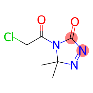 3H-1,2,4-Triazol-3-one, 4-(chloroacetyl)-4,5-dihydro-5,5-dimethyl- (9CI)