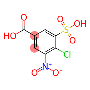 4-氯-3-硝基-5-磺酸基苯甲酸