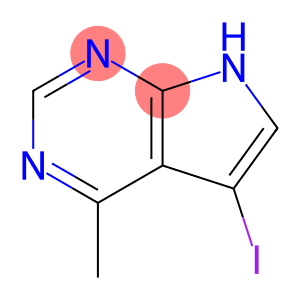 7H-Pyrrolo[2,3-d]pyrimidine, 5-iodo-4-methyl-