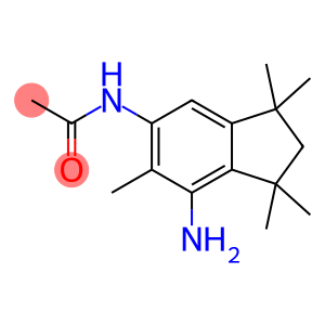 N-(7-Amino-1,1,3,3,6-pentamethyl-2,3-dihydro-1H-inden-5-yl)acetamide