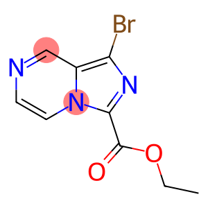Imidazo[1,5-a]pyrazine-3-carboxylic acid, 1-bromo-, ethyl ester