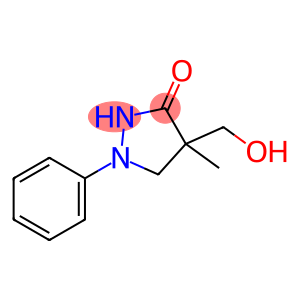 1-Phenyl-4-(hydroxymethyl)-4-methylpyrazolidine-3-one