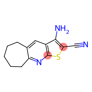 3-amino-6,7,8,9-tetrahydro-5H-cyclohepta[b]thieno[3,2-e]pyridine-2-carbonitrile